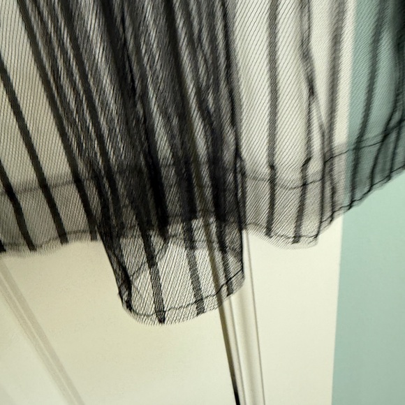 Sheer Black Striped Shirt - Picture 5 of 7